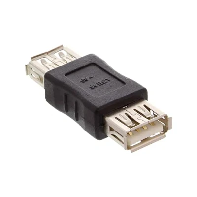 Obrázek InLine USB 2.0 adaptér, zdířka A na zdířku