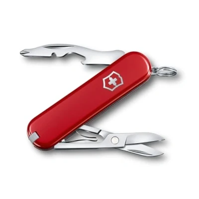 Obrázek Victorinox, Švýcarský kapesní nůž, Jetsetter, Multitool, Swiss Army Knife se 7 funkcemi, otvírák na kapsle, šroubovák Phillips 0/1, magnetický