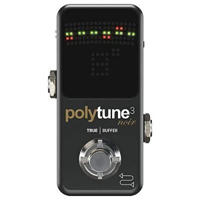 Obrázek TC Electronic POLYTUNE 3 NOIR Winziges polyphones Stimmgerät mit mehreren Tuning Modi und eingebautem BONAFIDE PUFFER