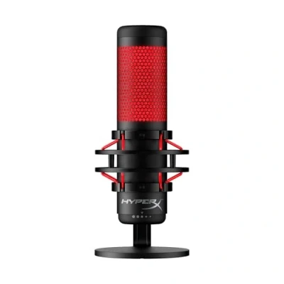 Obrázek HyperX HX MICQC BK QuadCast samostatný mikrofon s rozsáhlými funkcemi pro streamující hráče
