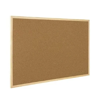 Obrázek Q CONNECT KF03568 Nástěnka z korku s dřevěný rám, 900 X 1200 mm