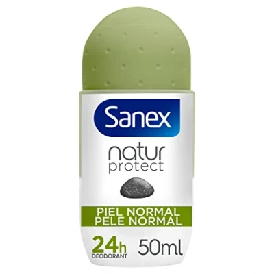 Obrázek Sanex Natural Protect, deodorant pro muže nebo ženy, roll on deodorant, normální pleť, 50 ml