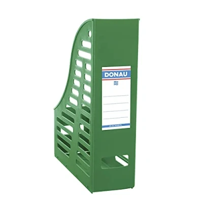 Obrázek DONAU 7464001PL 06 stojací sběrač, prolamovaný, PP, A4, skládací, zelená