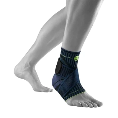Obrázek BAUERFEIND bandáž hlezenního kloubu &quot;Ankle Support&quot; Unisex, 1 na sport jako fotbal, fitness a jogging, neohýbá se přes kotníku, černá, L