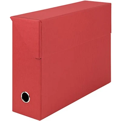 Obrázek Rössler Papier 1319452363 S.O.H. O. Archivní box, s boční klapkou a otvorem pro rukojeť, červená, 9,5 x 33,5 25,5 cm, 1 kus