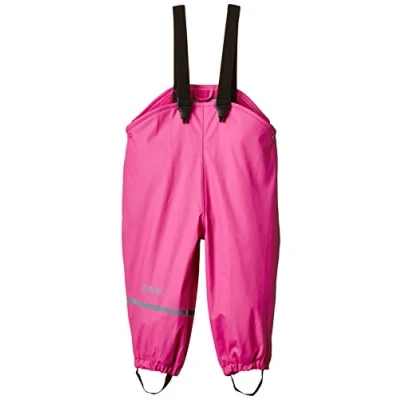 Obrázek CareTec Unisex dětské kalhoty do deště pro miminka a děti, nepromokavé kalhoty, fleece lined, Real Pink (546)