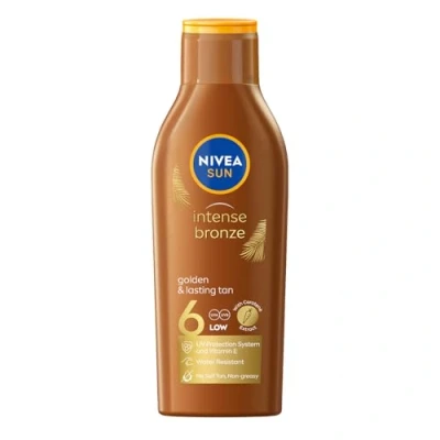 Obrázek NIVEA SUN Intense Bronze karoten opalovací mléko SPF 6 200 ml