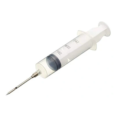 Obrázek KitchenCraft Marinádní stříkačka, stříkačka na maso, jehla z ušlechtilé oceli, plastová 14 cm x