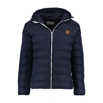 Obrázek Urban Classics Basic Bubble Jacket Zimní bunda, Muži, Velikost: 3XL, Navy/white/navy