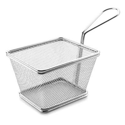 Obrázek Lacor Frittierkorb, Edelstahl, Grau, quadratisch 12 cm