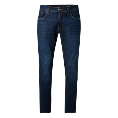 Obrázek Pierre Cardin Pánské Denim PC laval kalhoty Mordern Fit, Dark Blue Used Mustache 7788 6816
