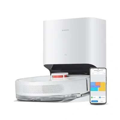 Obrázek Xiaomi X10 Robot Vacuum Cleaner s automatickou sací stanicí a funkcí Wiping, 4000 Pa, až 180 min Running Time, 2,5l prachové baňky, robotický čistič Vacuum, laserová navigace, Pet Hair, Carpets
