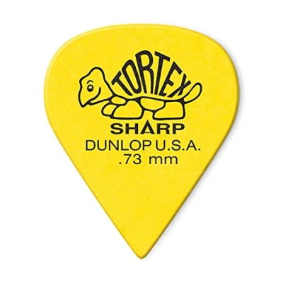 Obrázek Médiators Jim Dunlop 0,73 mm Tortex Sharp sáček de 12