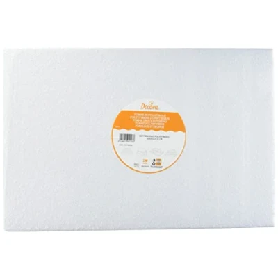 Obrázek Decora POLYSTYRENE Rectangle 30X45X7,5 cm Rechteckiges Polystyrol, 30 X 45 7,5 cm, Beige, H