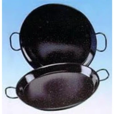 Obrázek Garcima La Ideal_Paella pánev, smaltovaná ocel, 24 cm, černá, 30 x 12