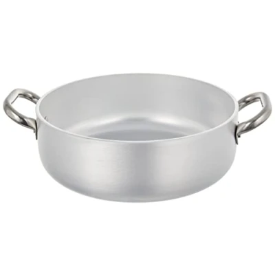 Obrázek Töpfe Agnelli Casserole Zylindrische, Nieder, Radiant, Aluminium, Dicke 5 mm, Silber, 5,6 Liter