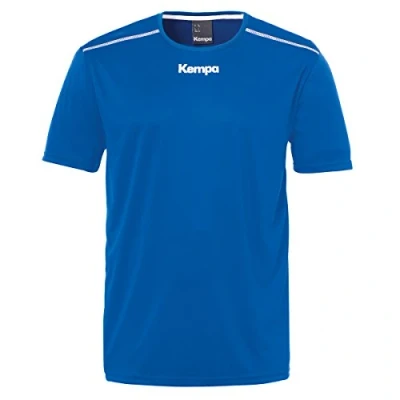 Obrázek Kempa FanSport24 házená polyester tričko krátký rukáv tréninkový top dětský tmavě modrý velikost 164