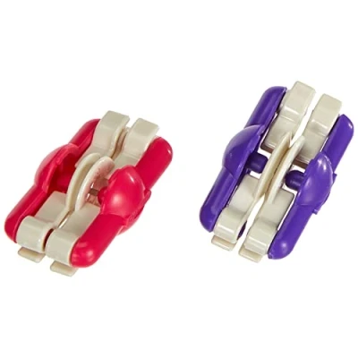 Obrázek Clover CL3127 výrobce pomů, plast, červená/fialová, 1 balení, 2