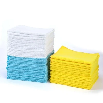 Obrázek Amazon Basics Čisticí hadřík z mikrovlákna, 30,5 x 40,6 cm, 48 kusů, vícebarevný