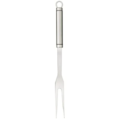 Obrázek PRO TOOLS &amp; SOFT GRIP Profesionální porcovací vidlice, ušlechtilá ocel, stříbro, 1,6 x 3 33,2 cm, 6 jednotek