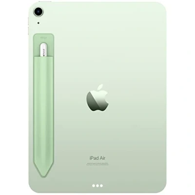 Obrázek elago Držák na tužky kompatibilní s Apple Pencil USB C, 2. a 1. generací, silné lepicí pouzdro, upevnění obal tablet, PU kůže měkký materiál lycra (pastelově