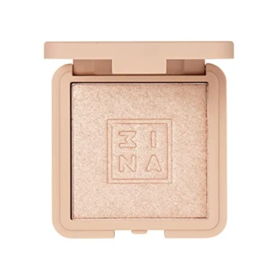 Obrázek 3INA MAKEUP The Highlighter 512 Gold Lehká, hedvábná textura třpytící se Vysoce pigmentovaná Zářivá záře Zatemnitelná receptura Vegan bez Cruelty