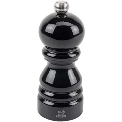 Obrázek PEUGEOT 1870412 Paris mlýnek na pepř dřevo, 5,5 x 12 cm, černý lak