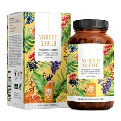 Obrázek Komplex multivitaminů a minerálů All in One 35 cenných vitamínů Z kapsle s více vitamínem ve vysokých dávkách veganské bez zbytečných přísad