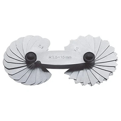Obrázek FACOM Radienlehre aus 34 Blaettern von 7,50 mm bis 15 mm, 1 Stück, DELA.1787.00