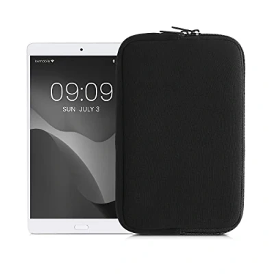 Obrázek kwmobile pouzdro na tablet kompatibilní s 8&quot; 8,4&quot; tabletem univerzální neoprenové Cover Case ochranné Sleeve v černé barvě
