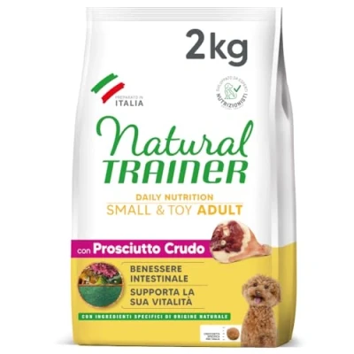 Obrázek Natural Trainer Small &amp; Toy Adult prosciutto crudo a rýže 3 x 2 kg