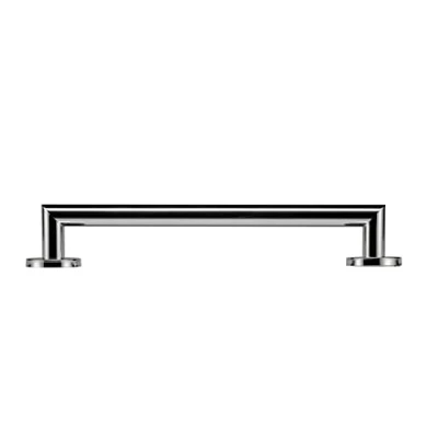 Obrázek Croydex Moderne Edelstahl Haltegriff mit Unterputzarmaturen, Chrom, 45 cm