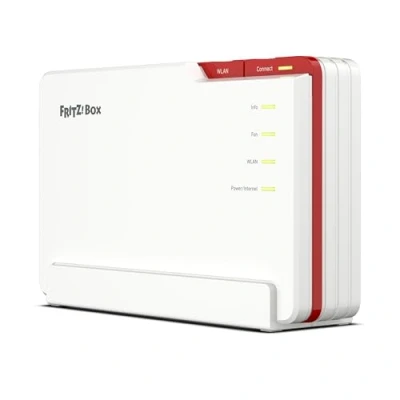 Obrázek AVM Fritz!Box 5690 pro prémiový modem router WLAN 7 Tri Band (2,4 GHz, 5 6 GHz) až 18 500 Mbit/s, FTTC E/VDSL, ADSL a sklolaminát s ONT, 1x Wan 2,5 GB, 4X LAN, Zigbee, Mesh