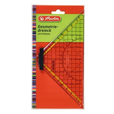 Obrázek Herlitz Geometrický trojúhelník velký s rukojetí, 1 kus v průhledném balení