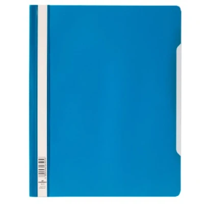 Obrázek Durable rychlovazače s průhledným víkem, nadměrně široké, 50 kusů, modré, 257006