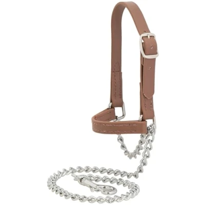 Obrázek Weaver Leder Vieh Brahma Webb Goat Halfter, braun, Large