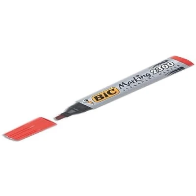 Obrázek BIC 820924 permanentní popisovač 2300 hrot Červená