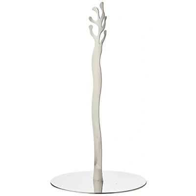 Obrázek Alessi Mediterraneo ESI02 designový držák kuchyňských utěrek, z ušlechtilé oceli, leštěný, 14 x 18,5 22,5 cm, stříbrný