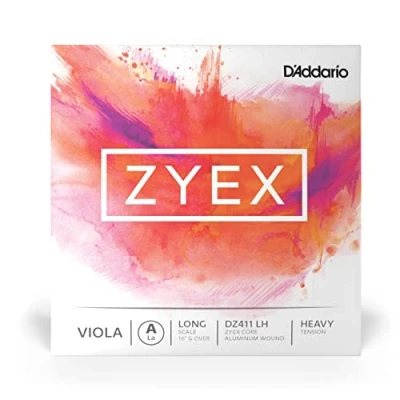 Obrázek D&#039; Addario Zyex Viola struna sada syntetické vlákno Long