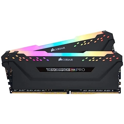 Obrázek Corsair Vengeance RGB pro 16 GB (2x8 GB) DDR4 3200MHz C16 XMP 2.0 nadšená LED paměťová sada osvětlení černá