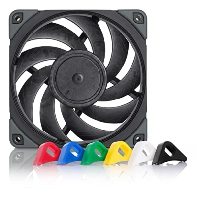 Obrázek Noctua NF A12x25 PWM chromax.black.swap, tichý prémiový ventilátor, 4 Pin (120 mm, černá)