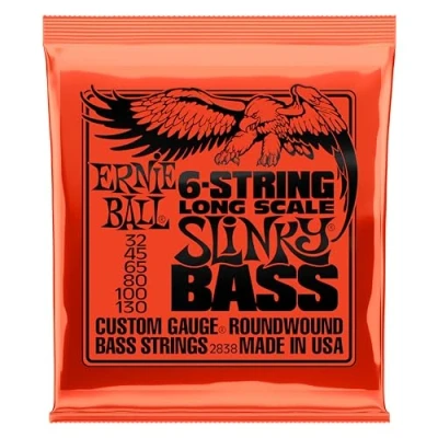Obrázek Ernie Ball Super Slinky Long Scale 6strunné niklové struny na elektrickou kytaru, tloušťka 32 130