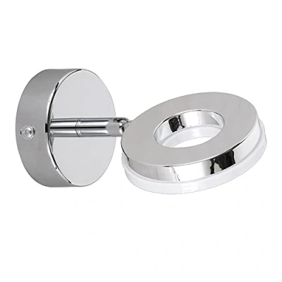 Obrázek Reality svítidla nástěnné/stropní bodové světlo 1x 4 W SMD LED včetně, průměr 9 cm, výška 15,5 chrom R82411106