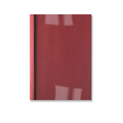 Obrázek GBC LeatherGrain termo pojivo, 100 kusů, A4, červené, 3 mm