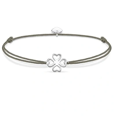 Obrázek Thomas Sabo Dámský náramek Little Secret Libelle pestrý 925 sterlingové stříbro LS073 298 7 L20v, 925, černěné, nylon