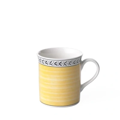 Obrázek Hrnek na kávu Villeroy a Boch Audun Fleur, 300 ml, výška: 9,1 cm, prémiový porcelán, bílý/barevný