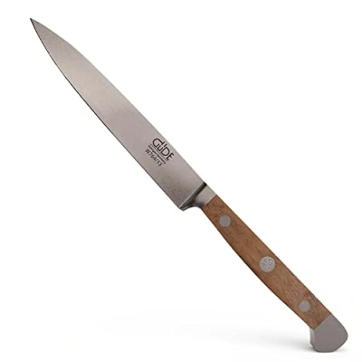 Obrázek GÜDE Solingen špikovací nůž kovaný, 13 cm, ořechové dřevo, ALPHA WALNUSS, Office nůž, dvojitá kolečka, ruční výroba Germany