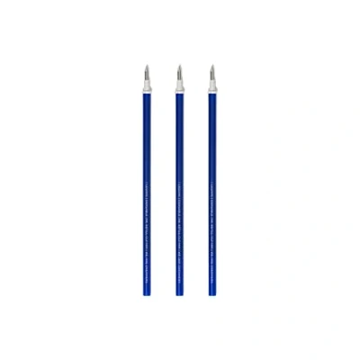 Obrázek Legami Gelschreibermine radierbar, Set 3 Stück, Höhe 13 cm, Thermosensible Tinte, Blau, Spitze 0,7 mm