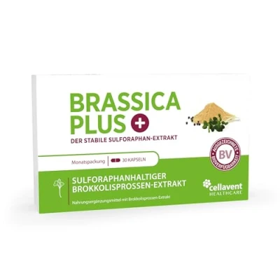 Obrázek Extrakt ze semen brokolice 280 000 mg 99% stabilizovaný sulforaphan 3 600 v jedné kapsli o 60 % vyšší biologicky dostupný Brassica PLUS