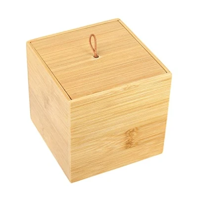 Obrázek Schramm® Bambusové úložné boxy s víkem obdélníkové 3 různé velikosti organizér organizér, velikost: 9 x cm